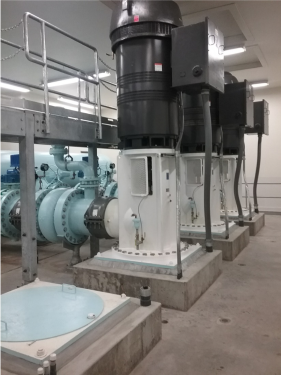 Municipal Water Plant Medium Voltage VFD Water Pumping System