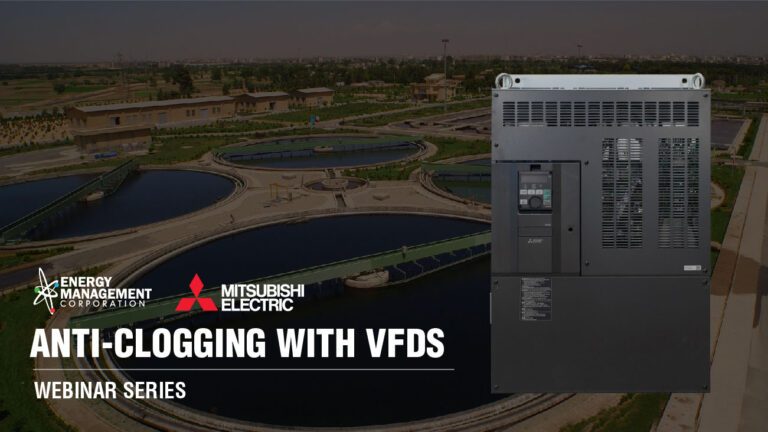 Webinar: Anti-Clogging with VFDs in Wastewater System (Partnered with Mitsubishi Electric)